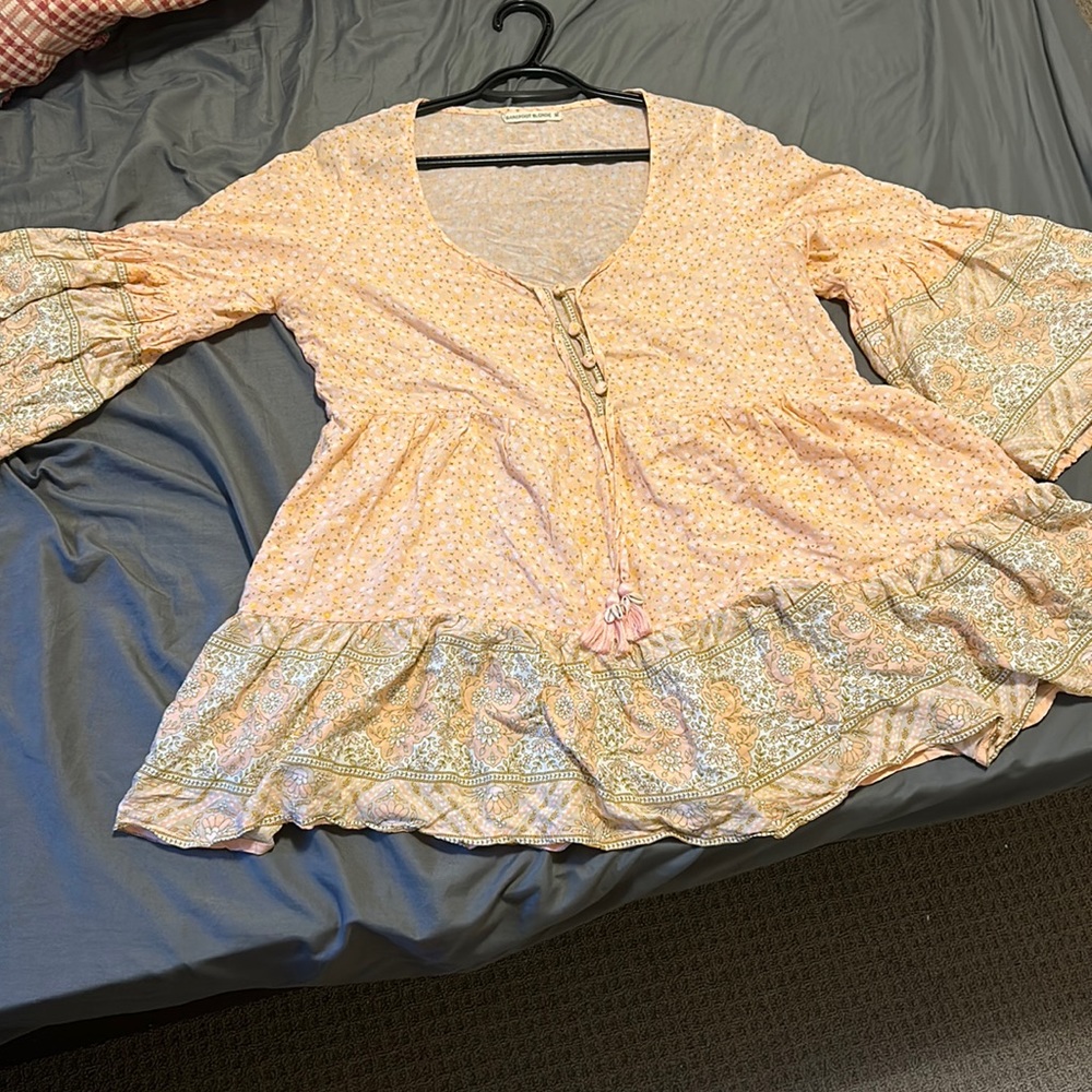 Pink flower beach dress!